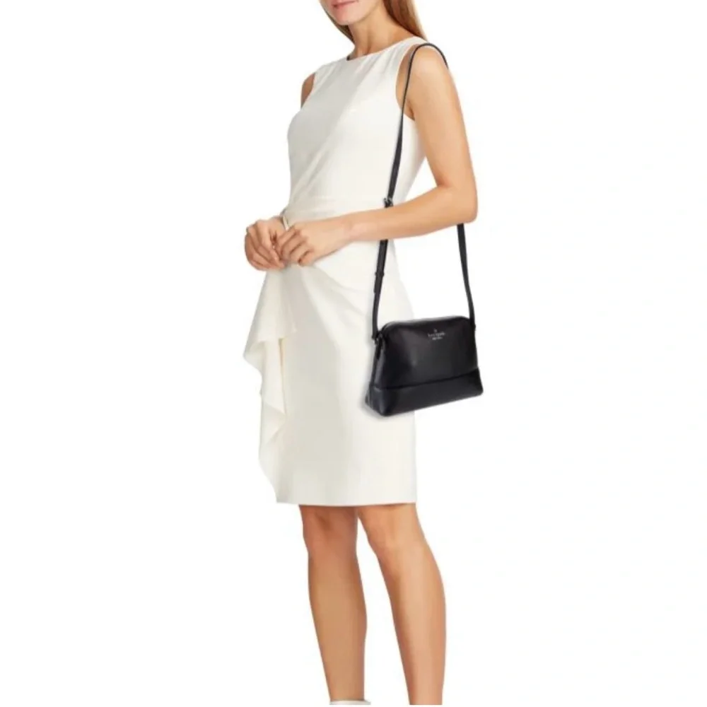 Kate Spade Black Pebbled Leather Crossbody Bag
